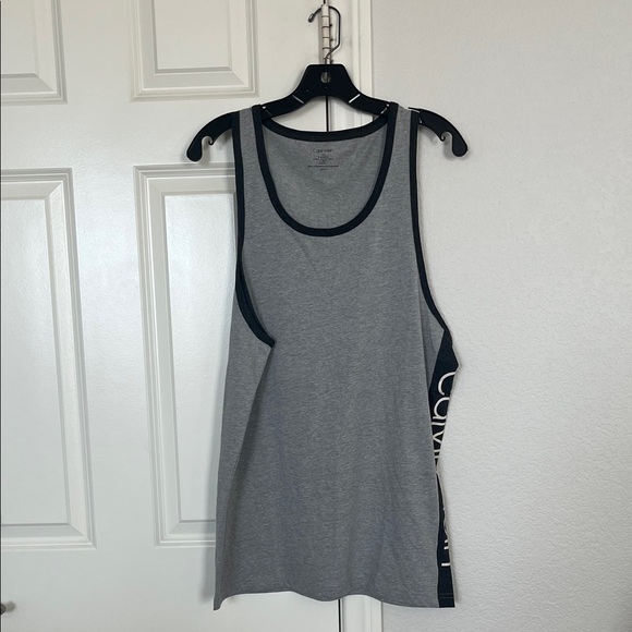 Calvin Klein Other - Calvin Klein Heather Gray Tee with Charcoal Accents
